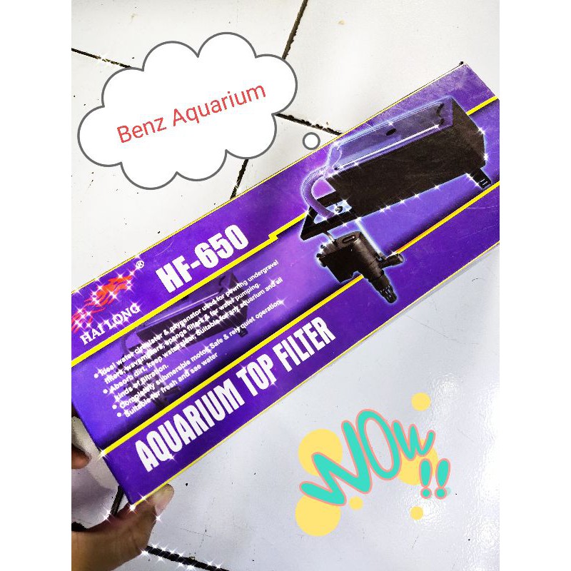 Box Filter Set Mesin Aquarium Top Filter Aquarium