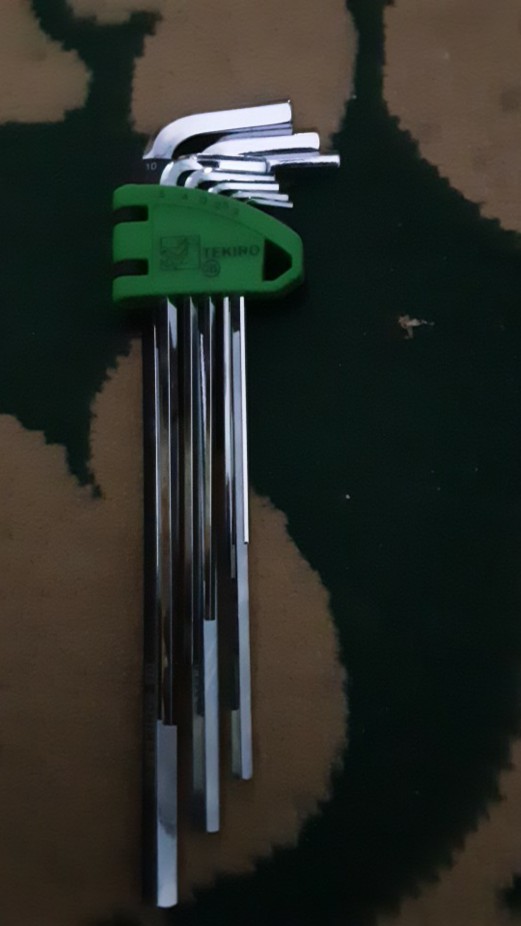Tekiro Kunci L Set Biasa 8 Pcs Hk-ls1200