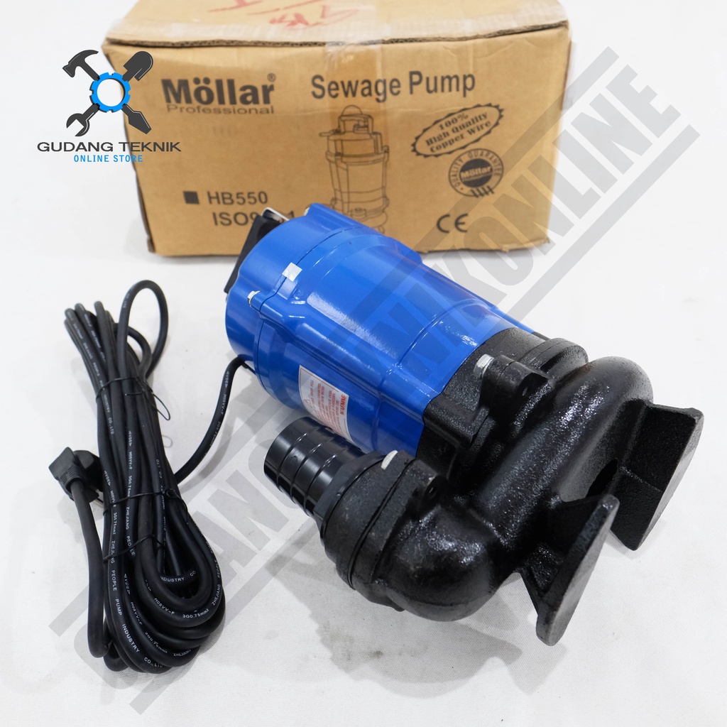 Pompa Celup Air Kotor MOLLAR MLR-HB550 / Sawage Pump MLR HB550 Mollar