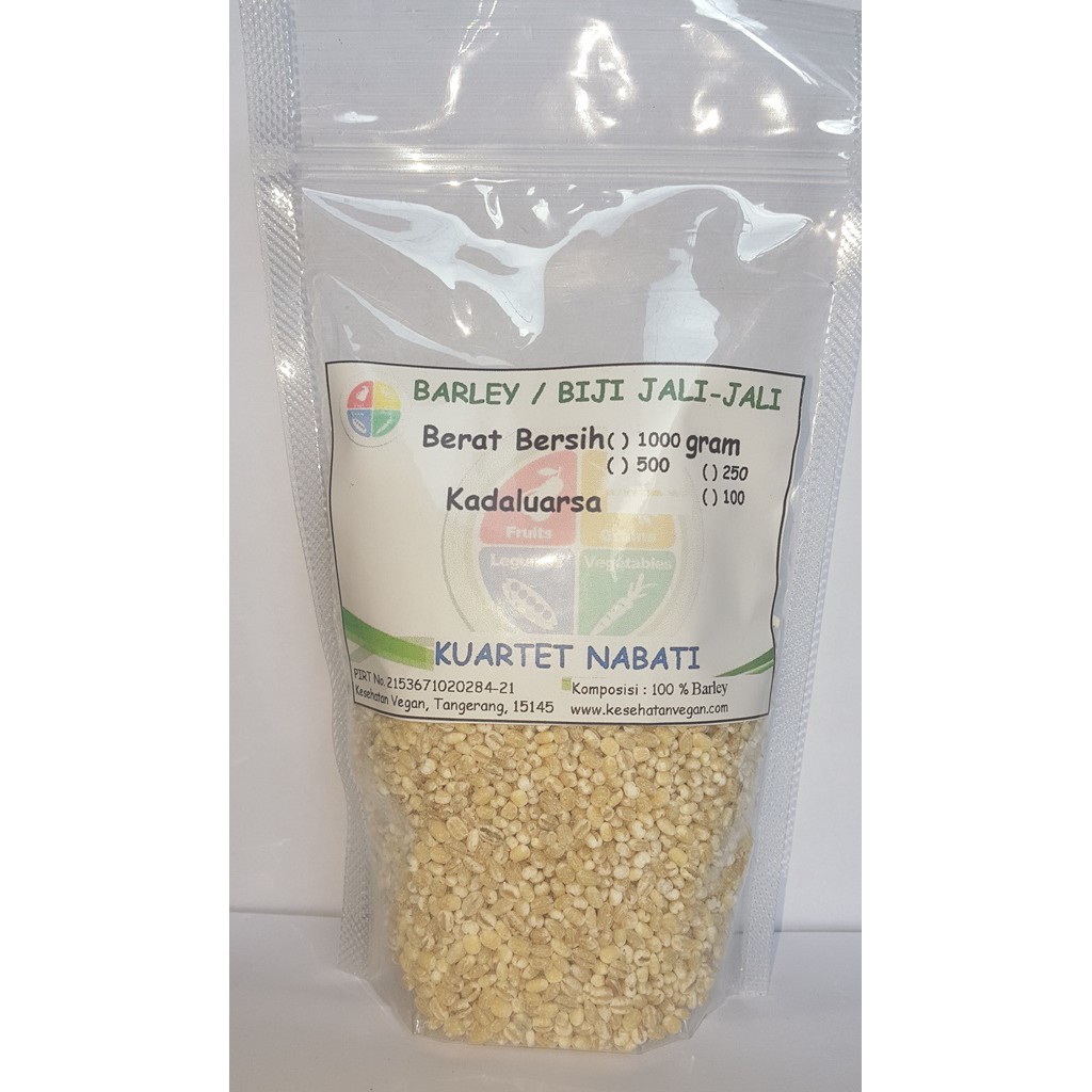 

250gr Barley - Biji Jali - Jali by Kuartet Nabati