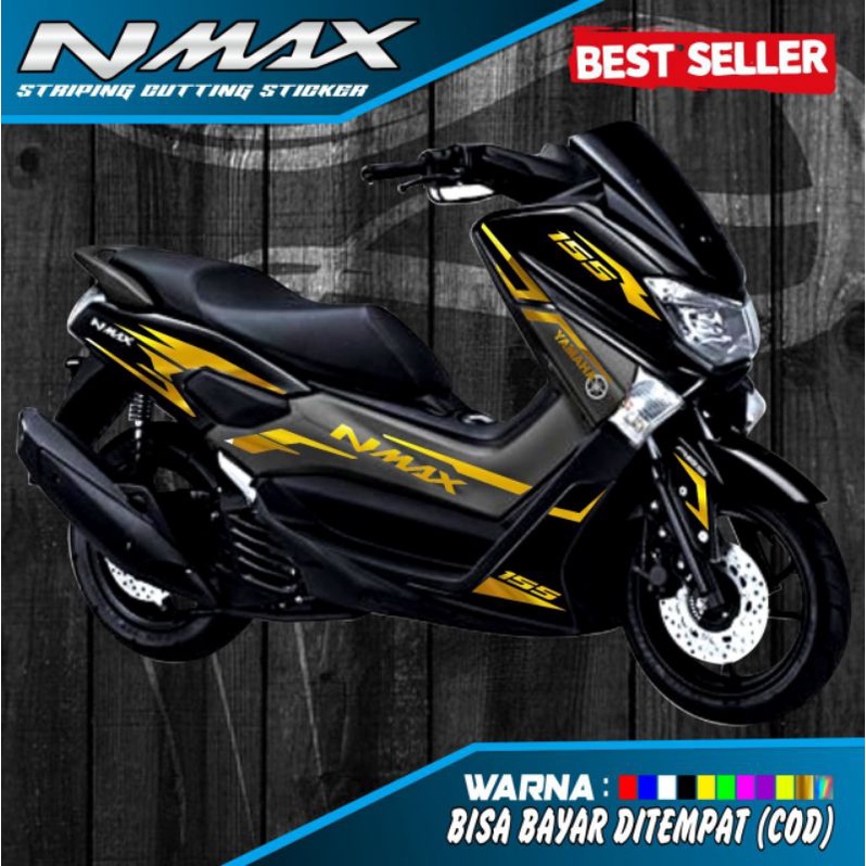 CUTTING STICKER NMAX OLD STIKER NMAX LAMA LIS BODI NMAX  5