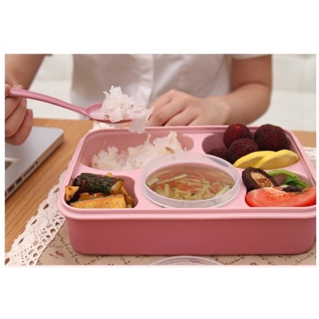 Kotak makan lunchbox lunch box yooyee 5 sekat bento