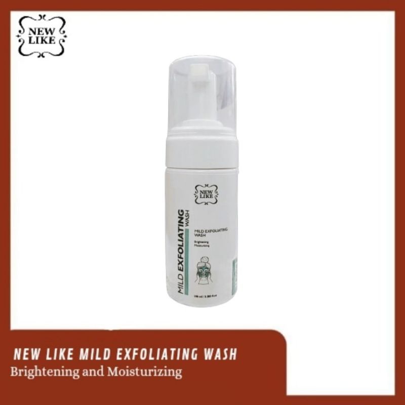 FECIAL FOAM MEN Sabun cuci muka New Like Mild Exfoliating Wash 100ml BPOM