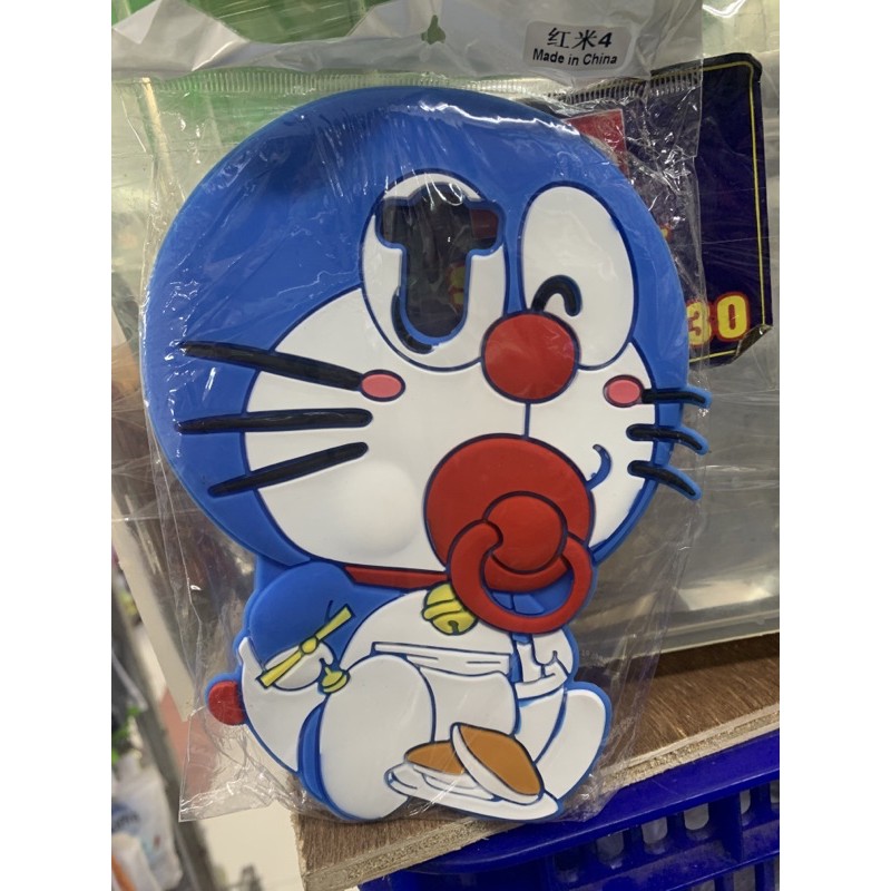 Case 4D Doraemon Xiaomi Redmi 4, Karakter Soft Rubber