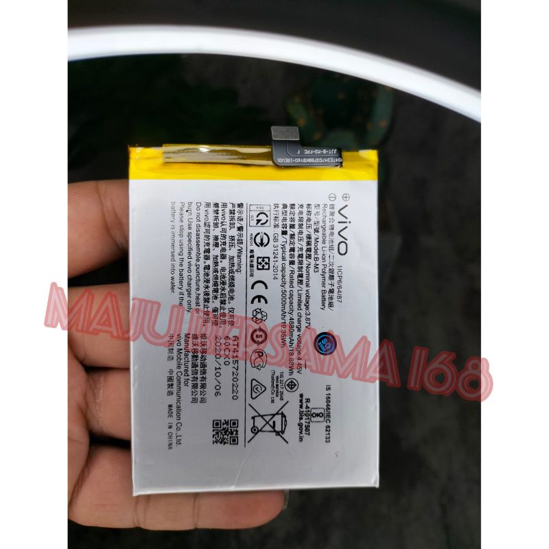 Baterai Battery Batre Vivo Y30 Y30I-Vivo Y50 B-M3 Battery Original