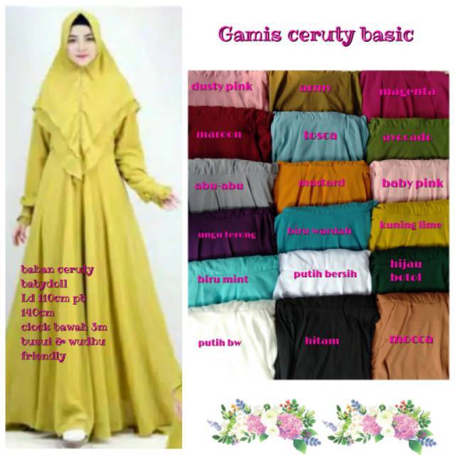 GAMIS CERUTY BABYDOLL POLOS