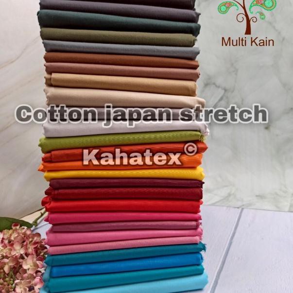 FlashSale| Multi kain katun cotton stretch spandex stret kahatex murah lebar 60” ღ