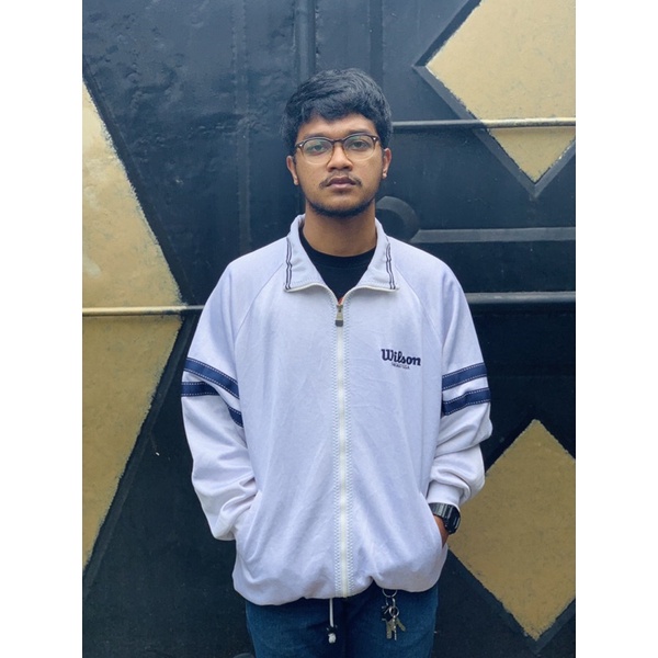 Jaket Vintage Second Wilson Thrift Original Tracktop