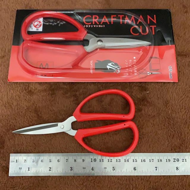 Craftman cut (gunting bahan) / Gunting kain bahan tajam / Gunting kertas / Gunting kardus tebal