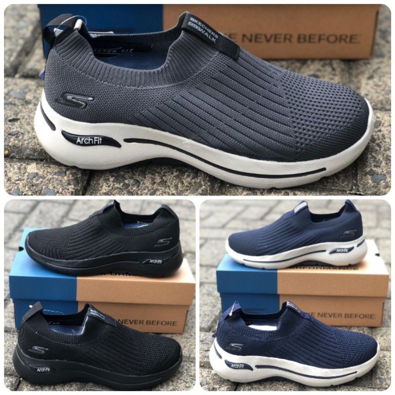 Skechers GOwalk Arch Fit - Iconic Man Walking Shoes / Skechers Pria / Sepatu Pria / Skechers