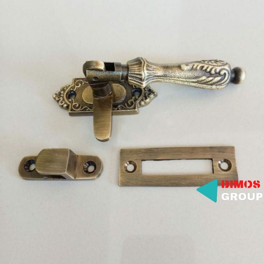 RAMBUNCIS GRENDEL SLOT PINTU KUNINGAN ANTIK MURAH GRENDEL JENDELA KUNINGAN GRENDEL PINTU