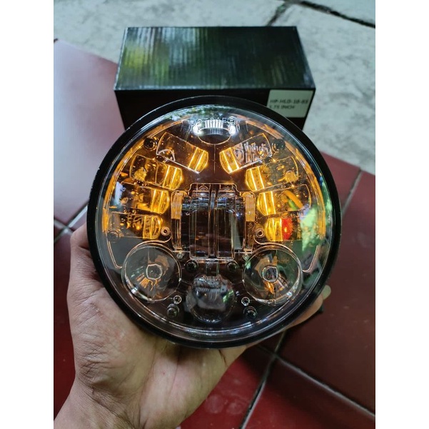 Lampu daymeker 16 LED 5,7 inch headlamp daymeker 16 LED pnp batok L2G,VAN VAN ,CB125 ,AUTOPAL