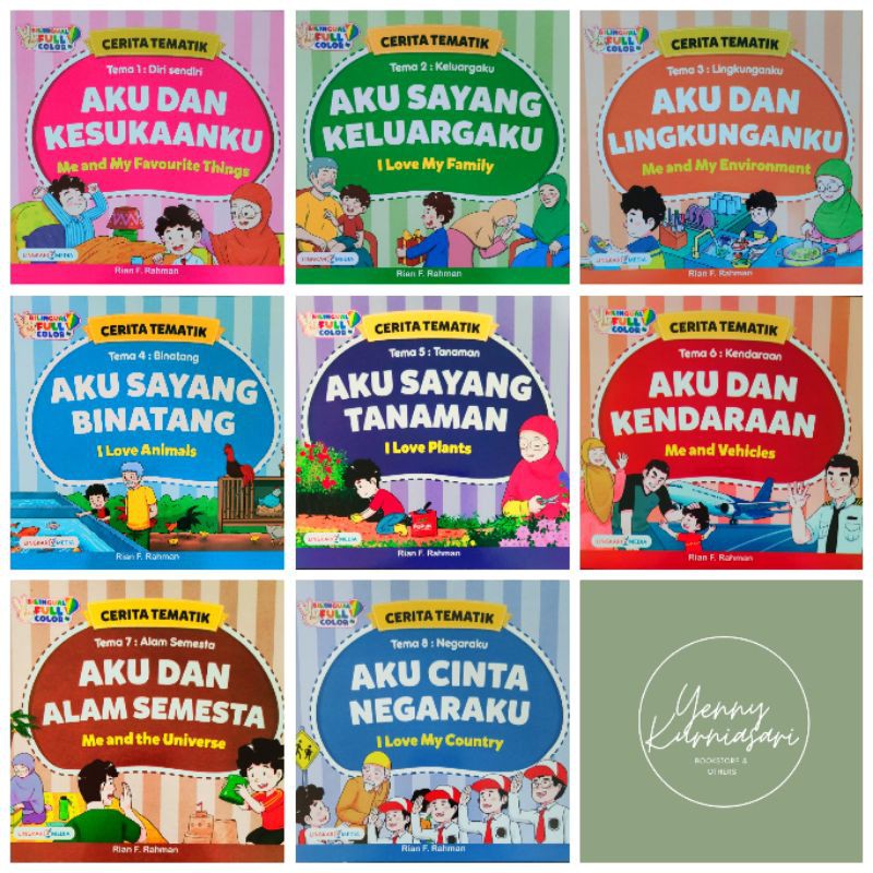 Jual Buku Cerita Anak Bilingual - Seri Cerita Tematik | Shopee Indonesia