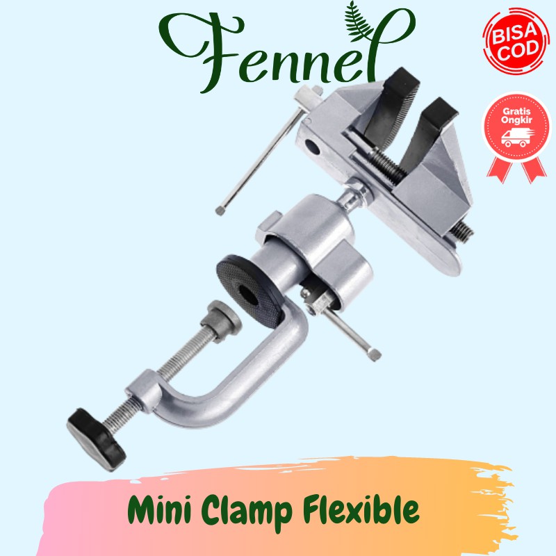 Clamp Ragum Penjepit Mini Kerajinan Seni AT 6075