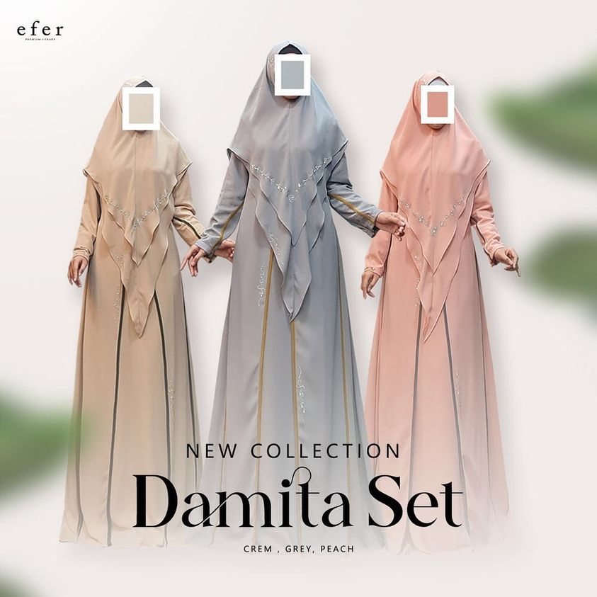 Damita Gamis Syari Set by Efer
