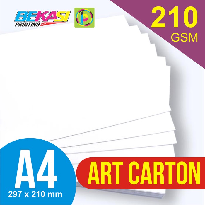 

Promo Kertas Art Carton 210 GSM A4 21 x 29.7 cm Berkualitas