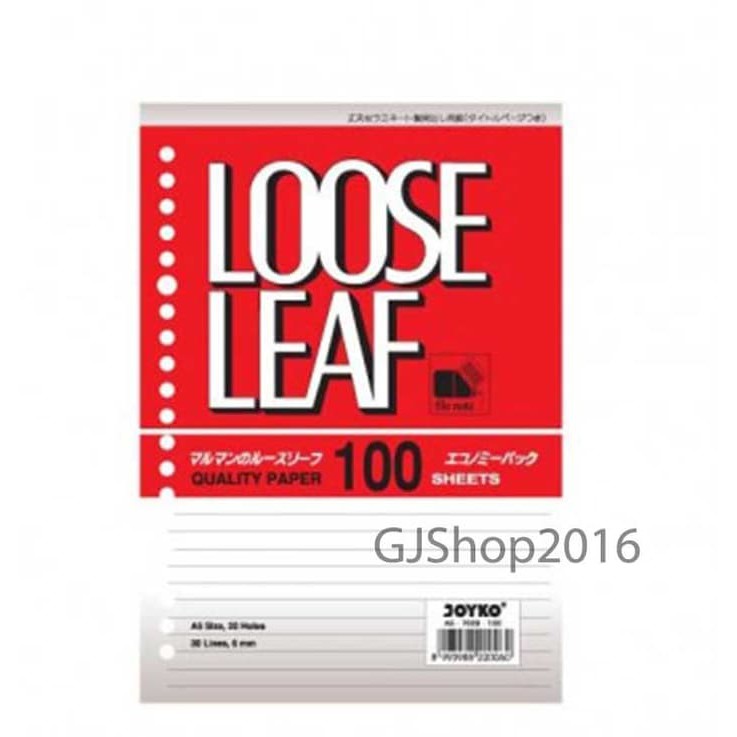 

Loose Leaf Kertas File A5 JOYKO Isi 100