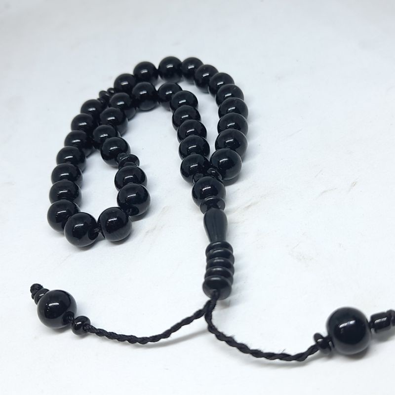 TASBIH BLACK ONIX 33BUTIR 8MM