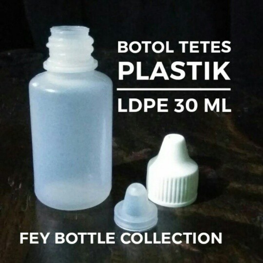 Botol Tetes Plastik 30ml, Botol LDPE 30 ml