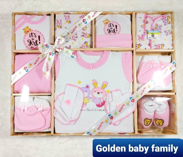 BABY SET BABY LUCKY JUMBO 9IN1/ BAJU SET BAYI KADO BAYI