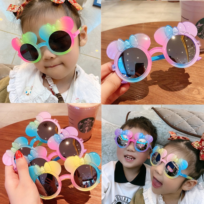 NEW Kacamata bayi dan anakmotif minie rainbow