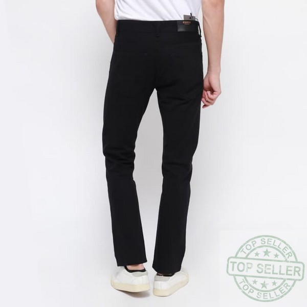 (Celana Murah) Edwin Celana Jeans Milan-018 Regular Fit Pria Panjang warna Black - Hitam, 29 |DXT