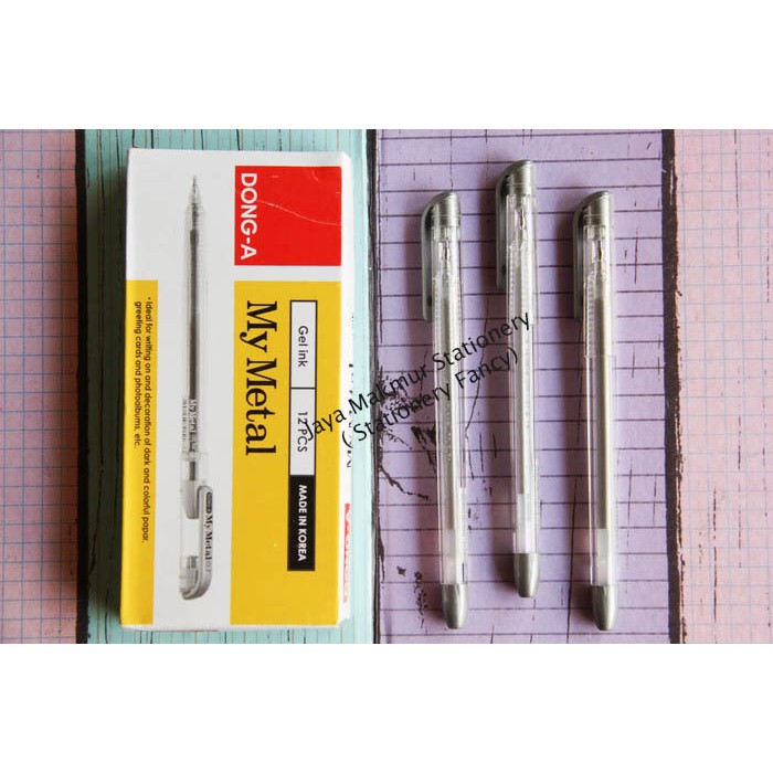 

Pen Dong A My Metal 0.7 mm Tinta Silver