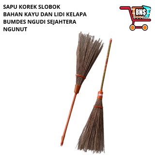 (BISA COD) TERMURAH SAPU KOREK SLOBOK SAPU KOREK GAGANG PANJANG SAPU TAMAN SAPU KOREK LIDI KELAPA