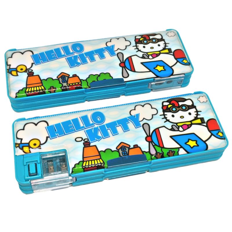 

Tempat Pensil Anak Karakter HELLO KITTY BR 2 Sisi MAGNET + 2 Rautan PREMIUM