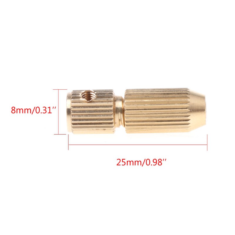 CRE  1 Pc 2.3mm 3.17mm Micro Drill Clamp Fixture Chuck 0.7-3.2mm Electric Motor Shaft