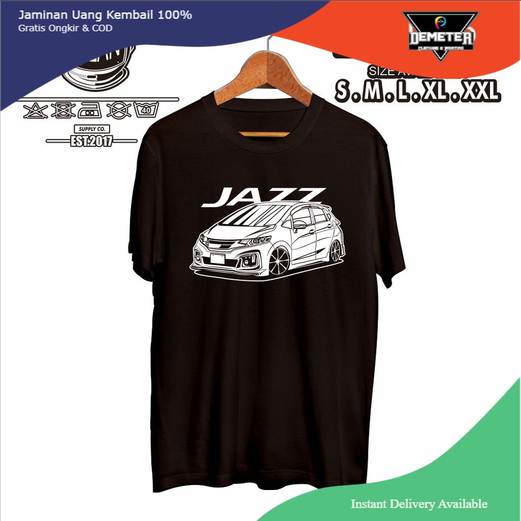 KAOS BAJU MOBIL HONDA JAZZ GK 5 GK5 JDM RACING OTOMOTIF - GILAN CLOTH