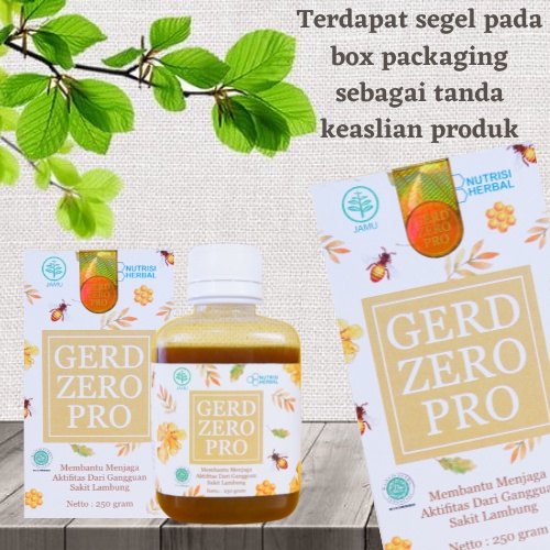 MADU HERBAL GERD ZERO PRO OBAT TRADISIONAL UNTUK MENGATASI GEJALA ASAM LAMBUNG, GERD DAN MAAG-2