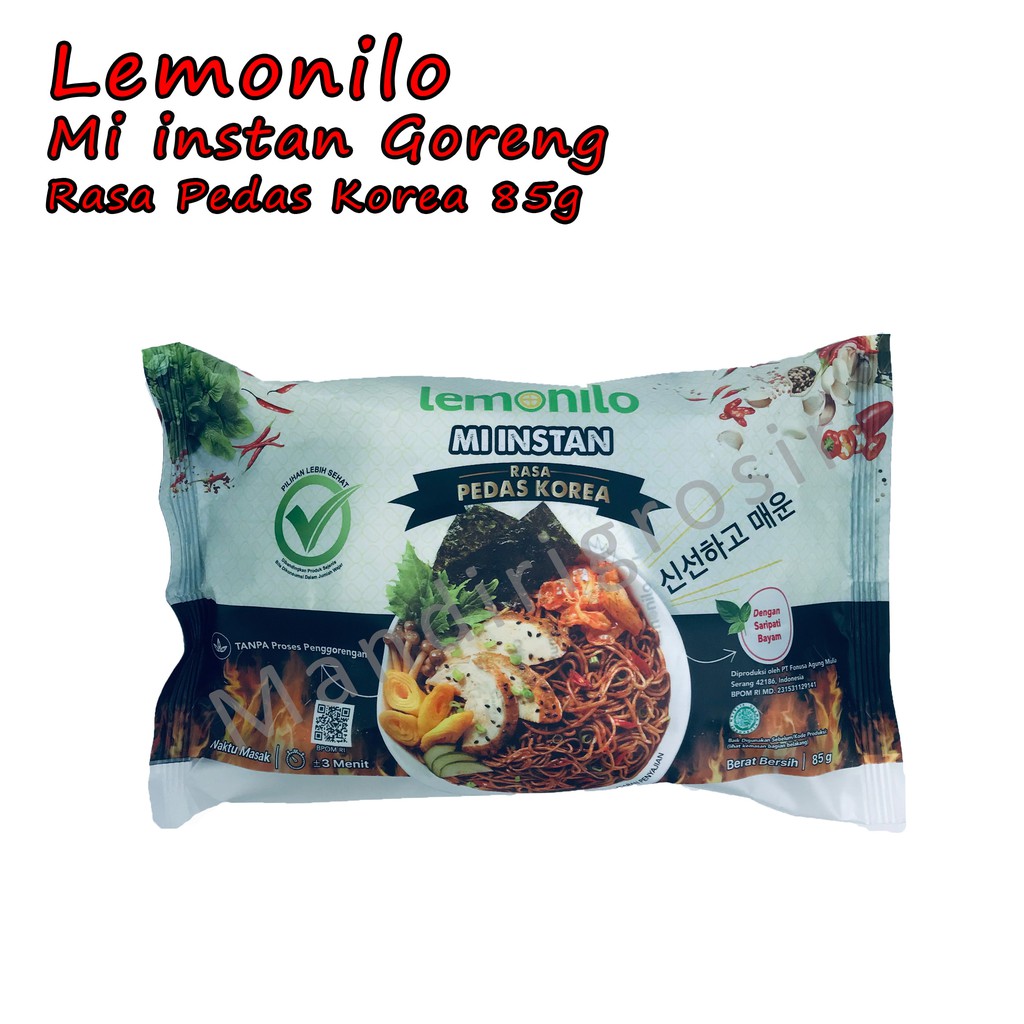 Mi goreng * Rasa Pedas Korea * Mi instan Goreng * 85g