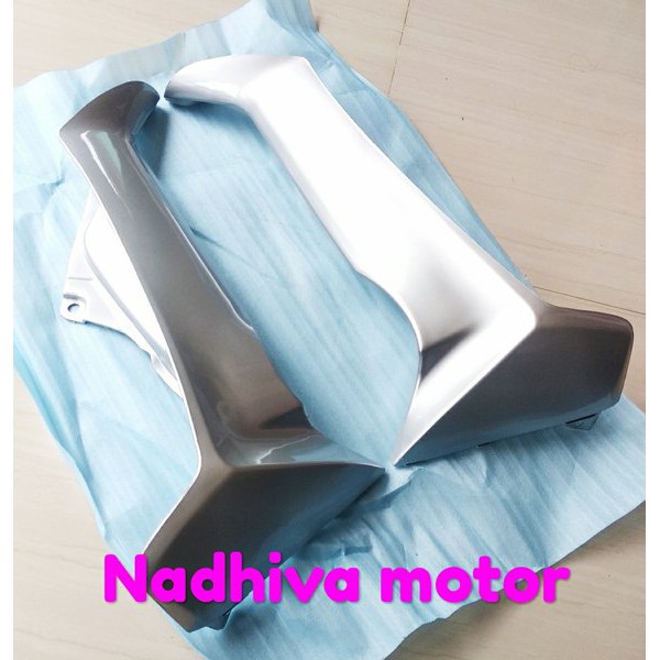 cover sayap tameng tebeng depan luar fizr f1zr silver