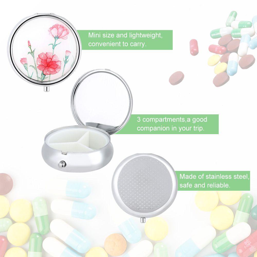 Suyo Pill Box Fashion Travel Portabel Pill Cases