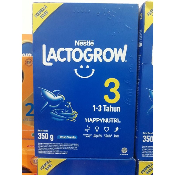 Lactogrow 3 350gr Rasa Vanila / Madu