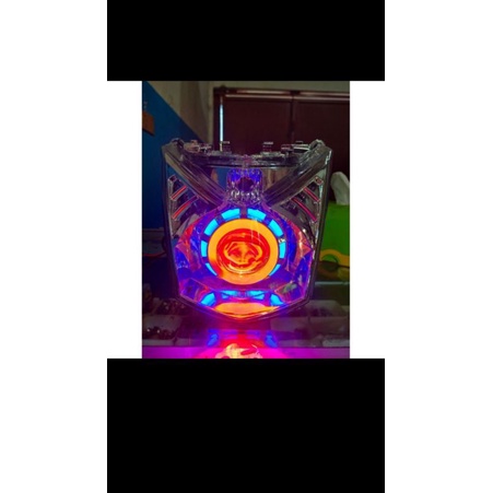 Headlamp custom Projie high low Beat Fi 2012-2015