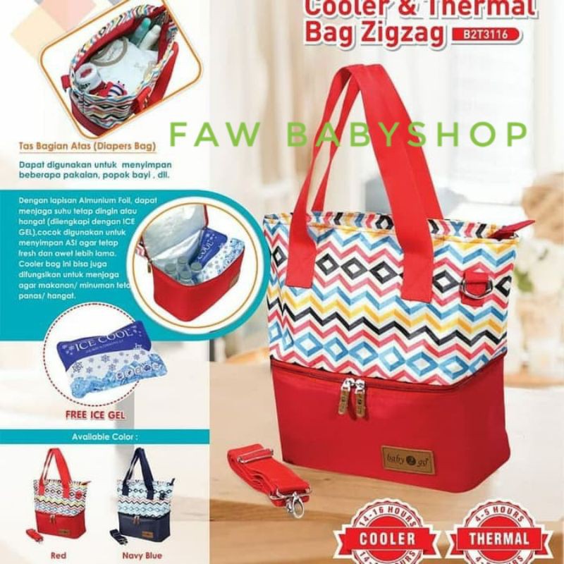 Cooler &amp; Thermal Bag Zigzag Series - B2T3116