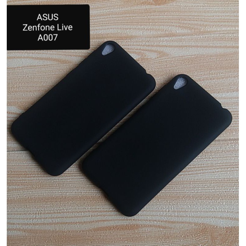 Case Slim Black Matte Asus Zenfone Live A007 ZB501KL ZB501KG Softcase Back Cover