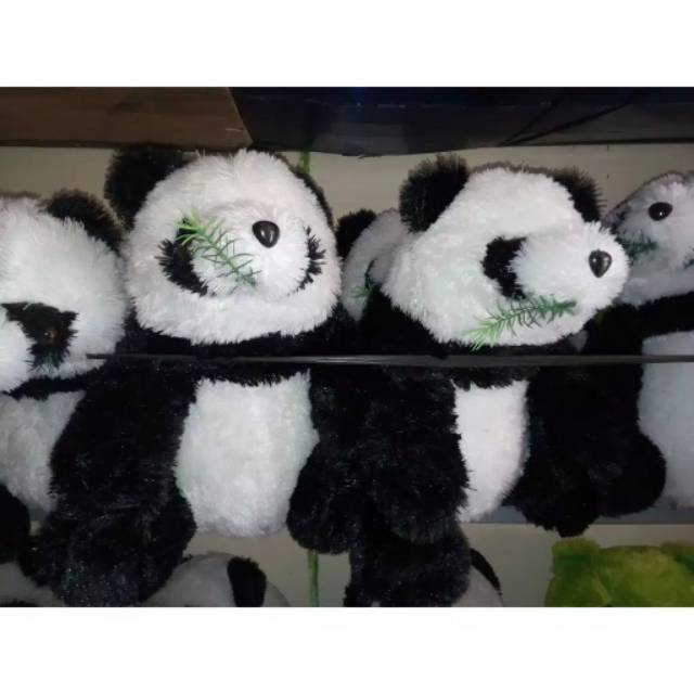 Boneka panda rumput size :S