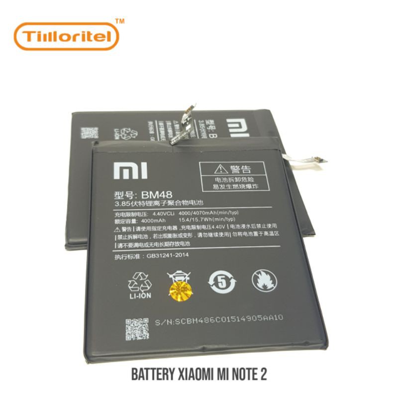 BATTERY XIAOMI MI NOTE 2 BM48