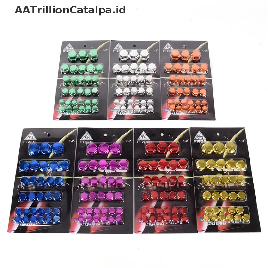 Aatrillioncatalpa 30 Pcs Cover Penutup Baut Sekrup Untuk Dekorasi Motor