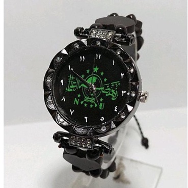 JAM TANGAN TALI KAUKAH LOGO NU /FASHION WANITA TERBARU