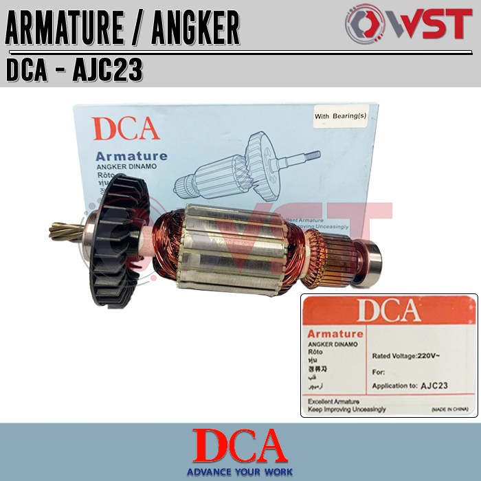 Armature DCA AJC23 / Angker Mesin Bor Magnet DCA