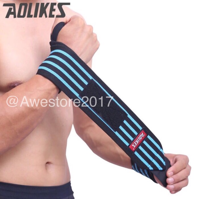 AOLIKES Wrist Wrap Wraps Strap Straps Weightlifting Support Gym