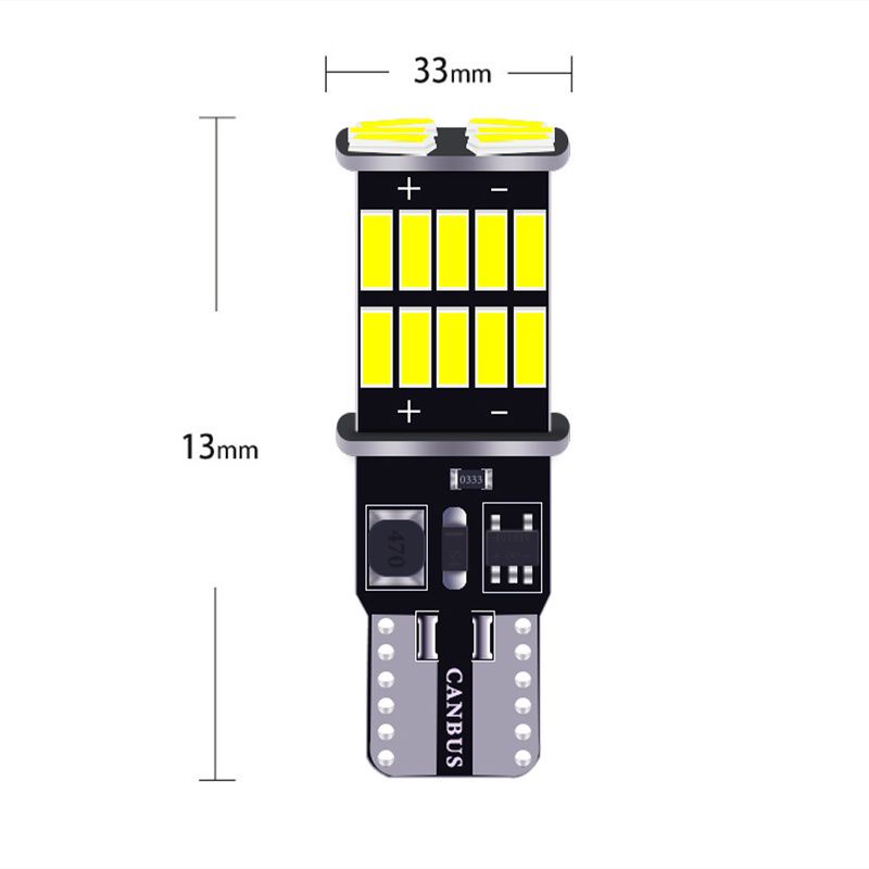 Lampu Led T10 canbus 26smd free error sein senja mobil