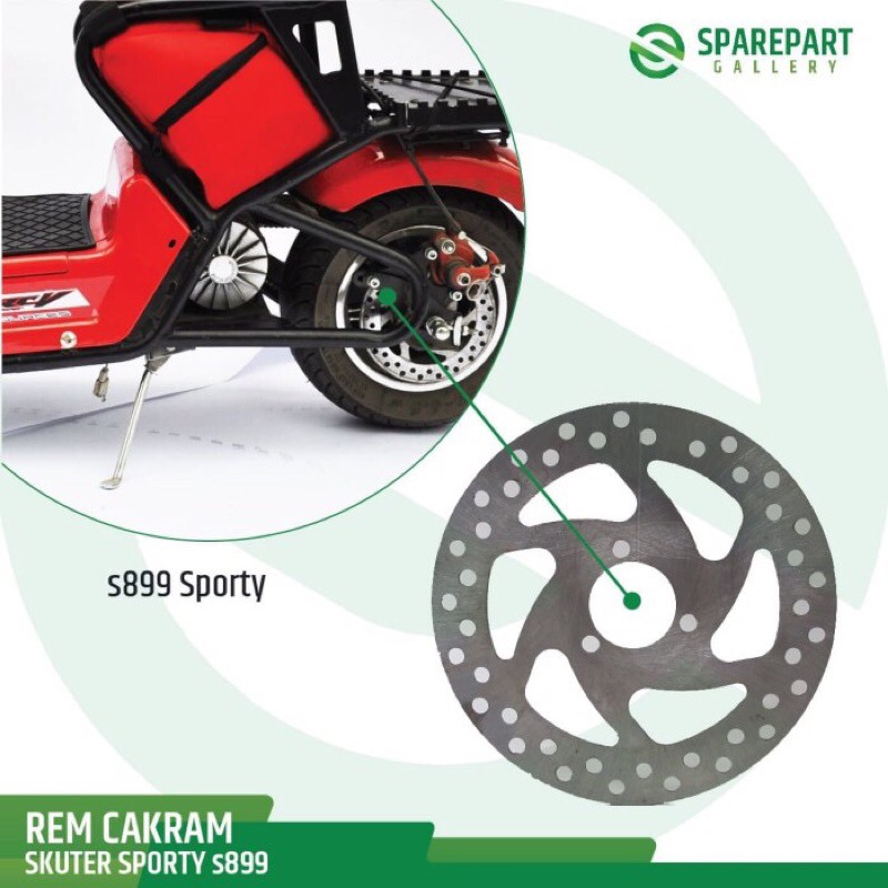 Rem cakram/piringan skuter mr.jackie sporty s899