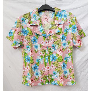 FORTGLASS MONALISA BUNGA WARNA Baju Pantai Wanita Kemeja FORTGLASS MONALISA BUNGA WARNA Baju Pantai Wanita Kemeja