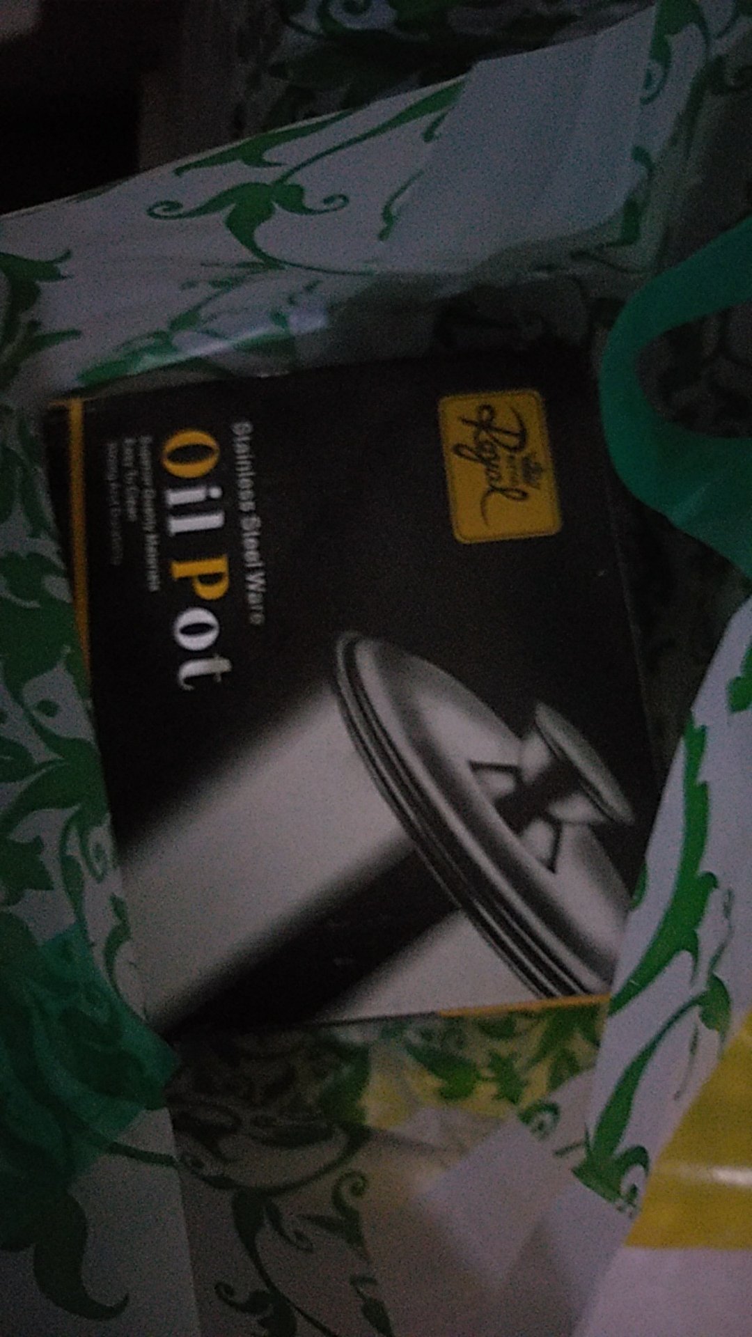 Oil Pot Penyaring Minyak Wadah Minyak Sisa Stainless Steel / Tempat Penyaring Minyak Goreng