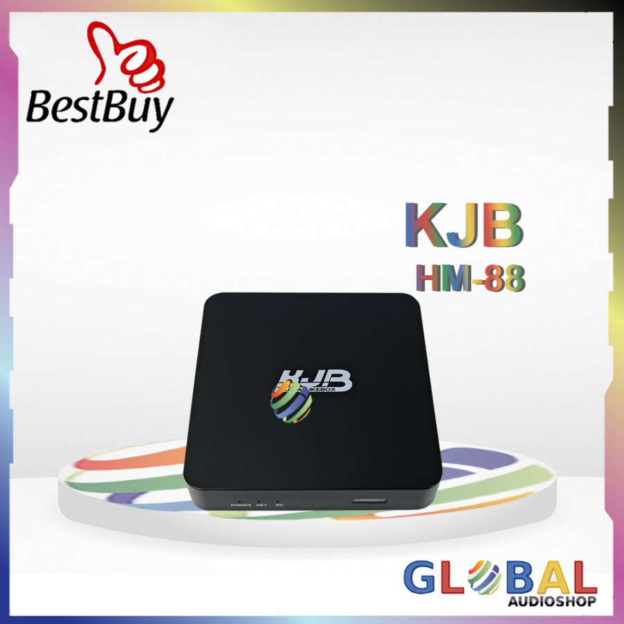 KJB HM88 HM-88 HM 88 Player Karaoke streaming media online Wifi - HITAM